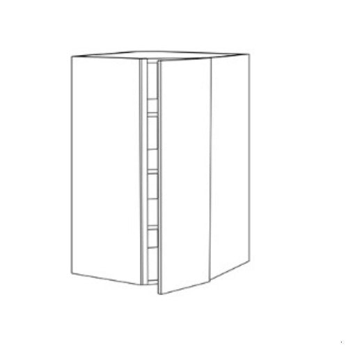 Forest Green Shaker 24" W x 42" H Wall Diagonal Door