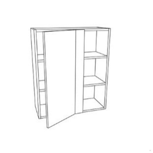 Forest Green Shaker 27" W x 30" H Wide Wall Blind Cabinet