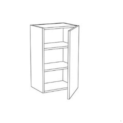 Whisper Blue Shaker 9" W x 30" H Wall Cabinet