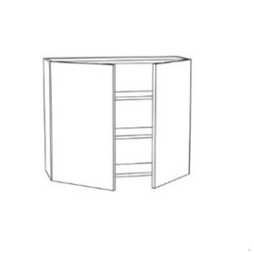 Seaside Dune Slim Shaker 27" W x 30" H Wall Cabinet