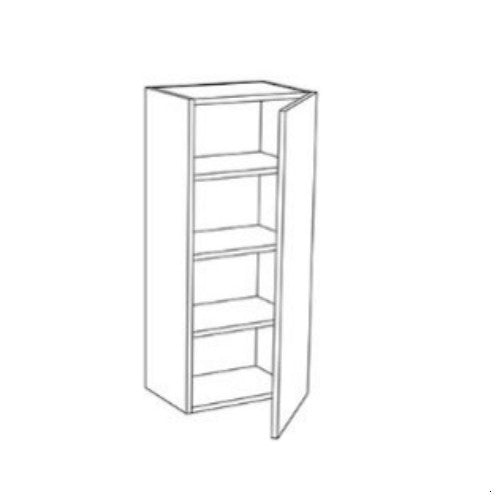Whisper Blue Shaker 15" W x 42" H Wall Cabinet
