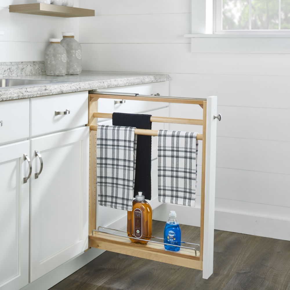 6" Base Filler Towel Bar Pullout
