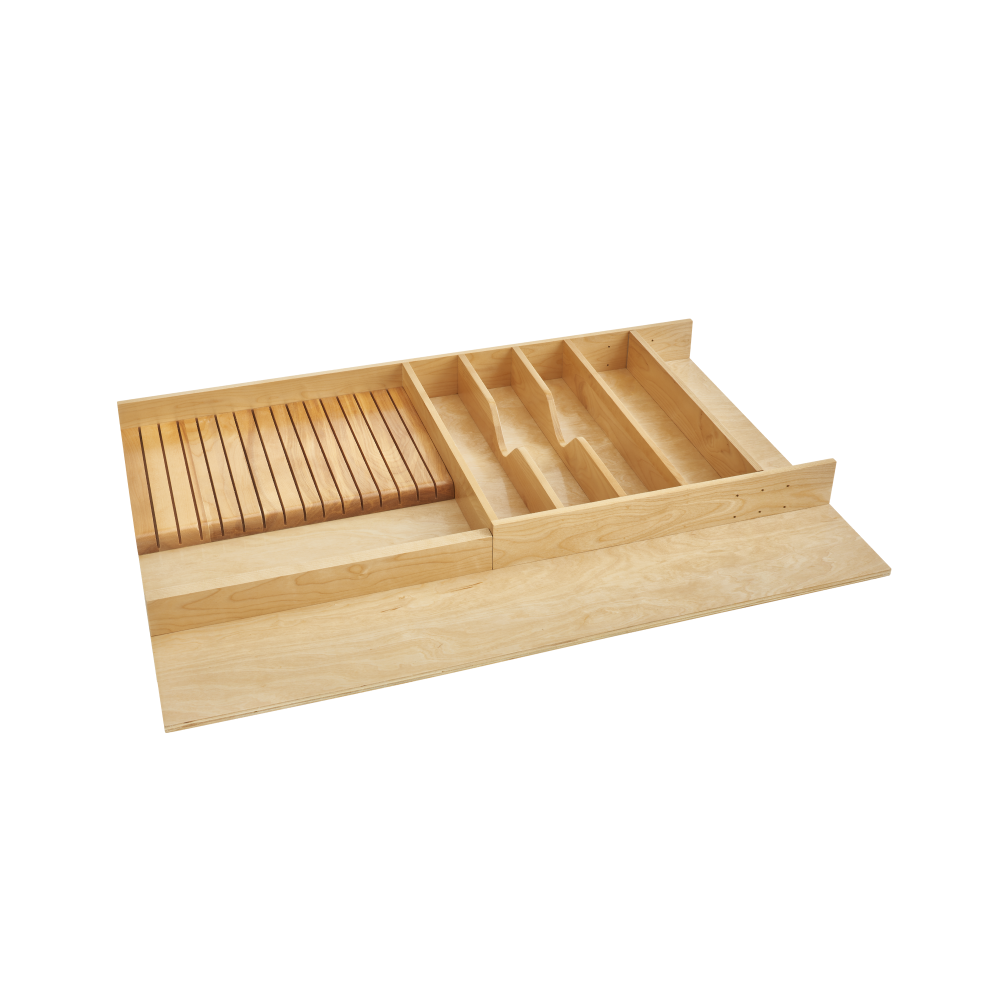 Trimmable Utensil & Knife Block Organizer Insert