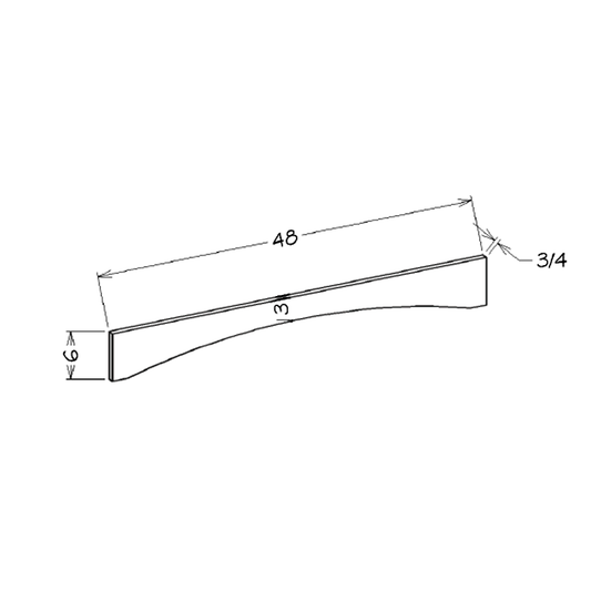 Haven Dune 48" Shaker Valance