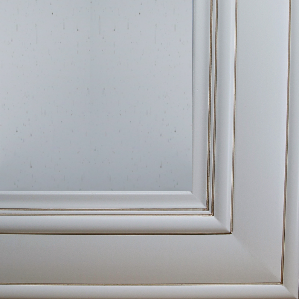 Seedy Glass Door Insert for Casselberry W1530GD close up