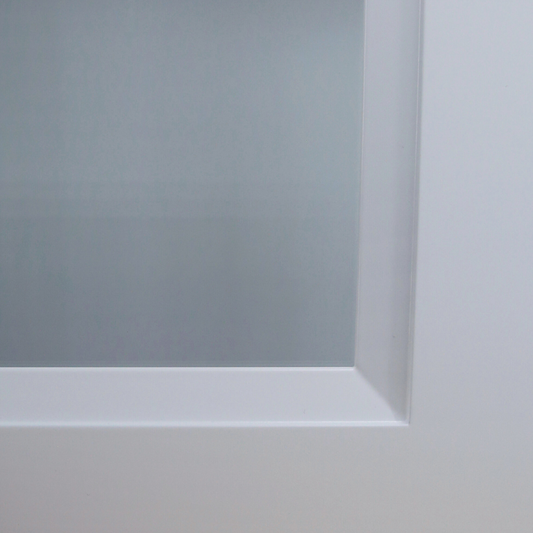Clear Glass Door Insert for Oxford W1530GD close up