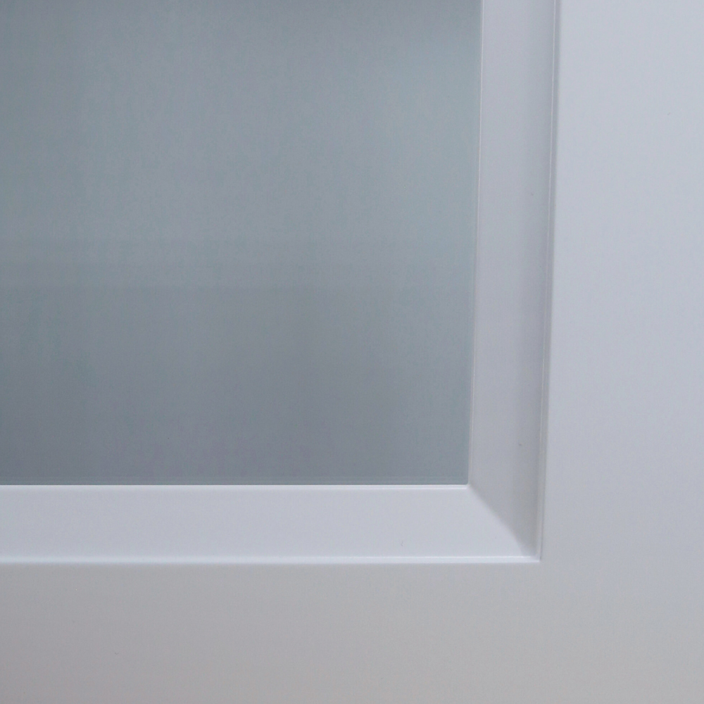Clear Glass Door Insert for Oxford W1530GD close up