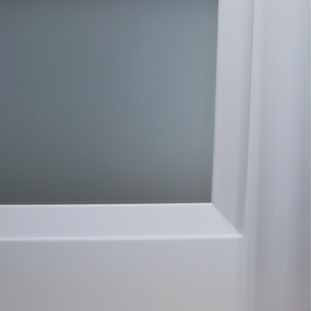DS Ground Glass Door Insert for Oxford W1530GD close up