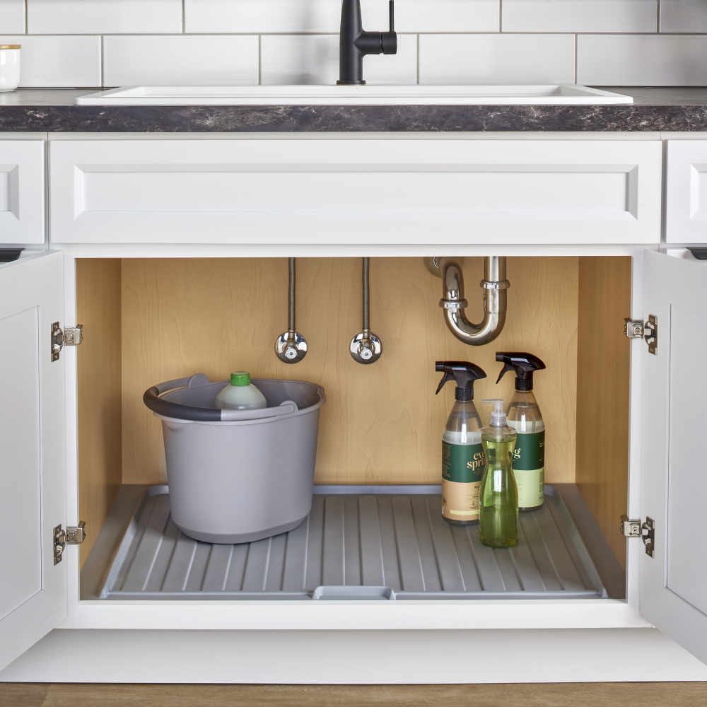 Trimmable Flexible Sink Base Drip Tray (27-30)