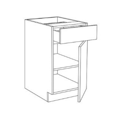 Seaside Dune Slim Shaker 15" Base Cabinet